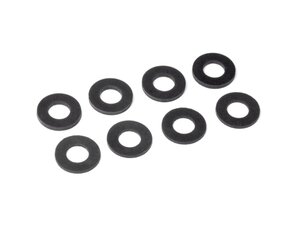 SMJ1180 SMJ RUBBER BODY MOUNT SPACER 8x15mm (1.0/1.5mm/4pcs each)