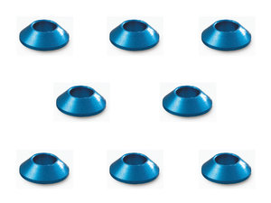 Square SGE-108TB 3mm Alu-Senkkopfspacer Tamiya Blau