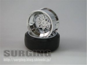 SURSDW-5103 - Techno Racing Felgen 1:10 Offset 10mm chrom