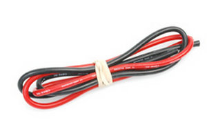 Silicone Wire 12g - Red/Black 2x50cm - CR007 - CORE RC