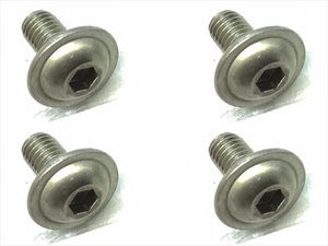 Square FTR-306 Titanschraube mit Flansch 3x6mm