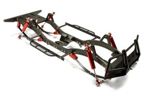 T2 Leaf Spring Ladder Frame Chassis Assembly for 1/10 Type D90 Off-Road Scaler C25321GUN