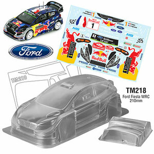 TC-TM218RB Team C Mini Fiesta WRC Wheelbase 210mm Body mit Red Bull Sticker