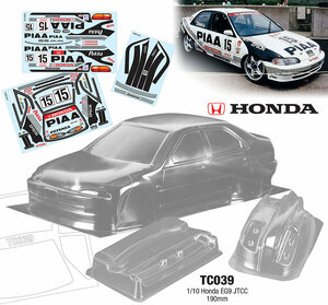 TC039 1/10 Honda EG9 JTCC, 190mm