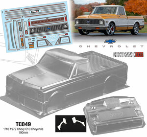 TC049 1/10 1972 Chevy C10 Cheyenne, 190mm - TEAM C