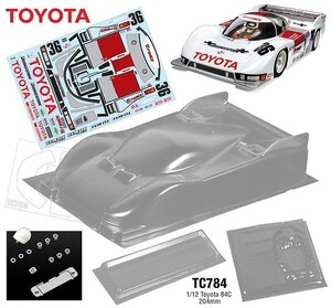 TC784 1/12 Toyota 84C LEXAN KLAR - TEAM C