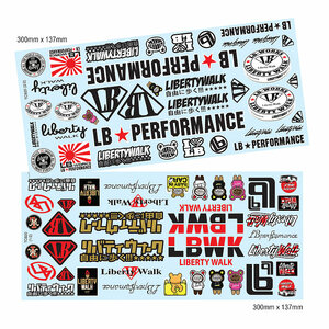 TC920 1/10 LB Sticker, 300mm x 137mm