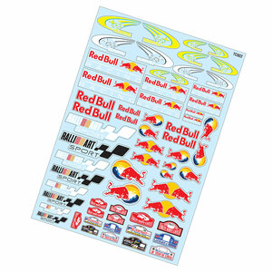 TC922 1/10 Rally Art Sticker, A4