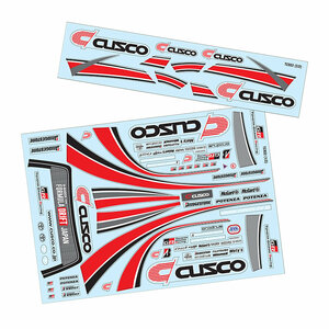 TC932 1/10 GR86 Cusco Sticker, A4