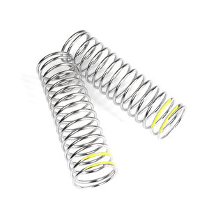 TKR6115 - Tekno RC LF Shock Spring Set (rear, 1.5x12.5, 2.56lb/in, 70mm, yellow)