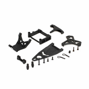 TLR231014 Battery Mounts Mid/Rear: 22/2.0/T/SCT