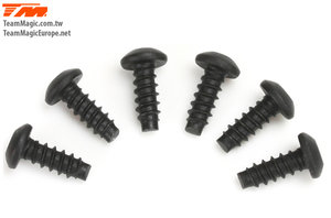 TM116308BU Rundkopf - selbstschneidend - Hex (Allen) - 3 x 8mm - Team Magic