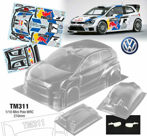 TM311 1/10 Mini Polo WRC, 210mm