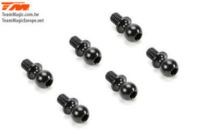 TM503117A Ersatzteil - E4 - Aluminium 7075 - Kugelkopf 5x4mm - Schwarz