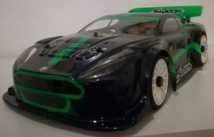 TP105003L - TPRO GT 4000 Light 1/8 GT Karosserie komplett inkl. Dekorbogen LEXAN klar