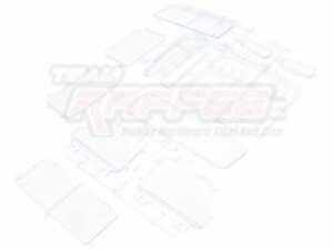 TRC/302223C Team Raffee Co. Replacement Acrylic Parts for TRC D90 Defender TRC/302223