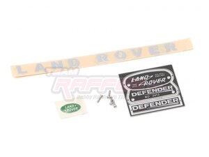 TRC/302226G Team Raffee Co. 1/10 Metal Defender Logo for D90/D110 Green for TRC-D110