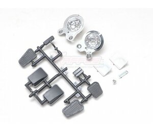 TRC/302488 Team Raffee Co. Chrome Accessories Parts Tree Q for TRC D110/D90 Defender Hard Body