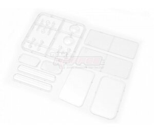 TRC/302491 LAMP LENS & SIDE WINDOW P PART FOR TRC DEFENDER D110/D90 HARD BODY