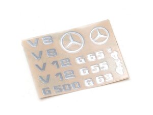 TRC/302516 Team Raffee Co. G500 Metal Logo for TRC Benz G-Class Hard Body