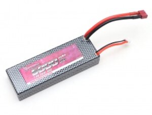 TRC/302559-T Team Raffee Co. 7.4V 6000mAh 2S 45C Lipo Battery T-plug (Deans) Hard Case Pack