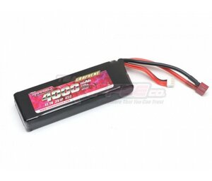 TRC/302710-T Team Raffee Co. 11.1V Low-Profile 4000mAh 45C Graphene 3S LiPo Soft Case Battery Pack Deans T Plug