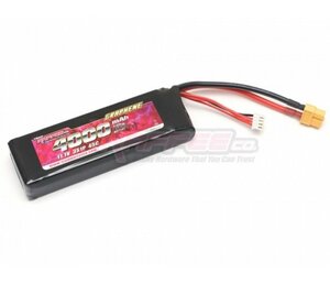 TRC-302710-XT60 Team Raffee Co. 11.1V Low-Profile 4000mAh 45C Graphene 3S LiPo Soft Case Battery Pack XT60 Plug