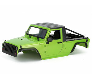 TRC/302891G WRANGLER PICKUP HARD BODY FOR 1/10 CRAWLER 313MM GREEN