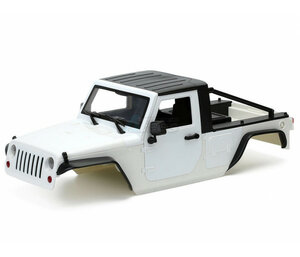 TRC/302891W WRANGLER PICKUP HARD BODY FOR 1/10 CRAWLER 313MM WHITE