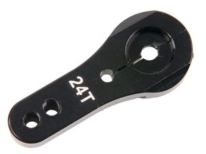 TU3102-24 RT Aluminium Lenkung Servo Arm 24T schwarz