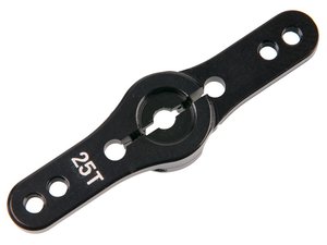 TU3103-25 RT Aluminium Gas Servo Arm 25T schwarz