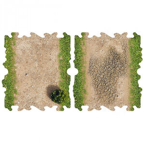 TWDTRK005 CRAWLER PARK 2 X DIRT AND GRASS HALF STRAIGHTS FOR 1/24 RC CRAWLER