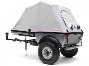 Team Raffee Co. 1/10 Pop-Up Camper Tent Trailer Kit (w/ 1.55" 16-Hole Steelies & SP Road Tracker Tires) - TRC/302378