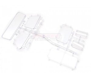 Team Raffee Co. Windows Set N Part for TRC D90 Pickup Truck Hard Body - TRC/302519