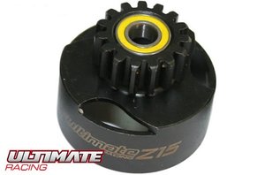 UR0663 Kupplungsglocke 1/8 Belüftet - Mit Kugellagern - 15Z / Ultimate