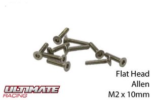 UR161210 Schrauben - Senkkopf - Allen - M2 x 10mm - ULTIMATE