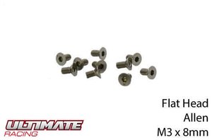 UR161308 Schrauben - Senkkopf - Allen - M3 x 8mm - ULTIMATE