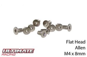 UR161408 Schrauben - Senkkopf - Allen - M4 x 8mm - ULTIMATE