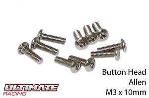 UR162310 Schrauben - Rundkopf - Allen - M3 x 10mm - ULTIMATE