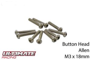 UR162318 Rundkopf - Hex (Allen) - M3 x 18mm - ULTIMATE