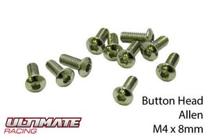 UR162408 Schrauben - Rundkopf - Allen - M4 x 8mm - ULTIMATE