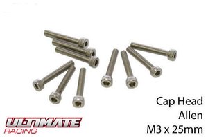 UR163325 Zylinderkopf - Hex (Allen) - M3 x 25mm - ULTIMATE