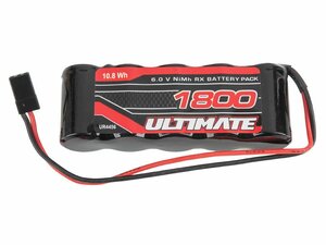 UR4455 Ultimate Competition NiMh RX-Pack Straight 1800mAh 6.0V JR Stecker