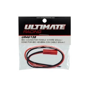 UR46138 - Ultimate RC Batterie Kabel Female 20cm BEC Stecker Buchsen