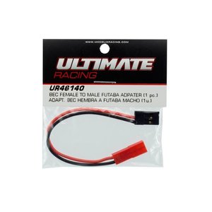 UR46140 - Ultimate RC Adapter Kabel 10cm BEC - Futaba Stecker Buchsen