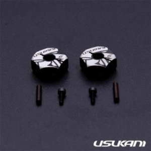 US88148 - Usukani 7075 Aluminum Clamping Wheel Hub/2pcs (6.0mm) for Usukani D3T