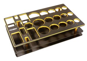 Universal Workbench Organizer 195x117x40mm Workstation Tray C27286GOLD