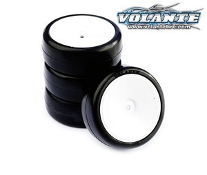 V5T-PGHY - Volante V5 1/10 TC Tough Hybrid Rubber Tire Preglued