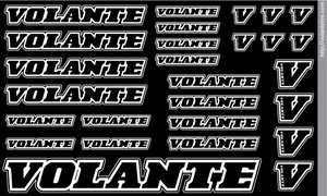 VL-DK - Volante Decal - Black