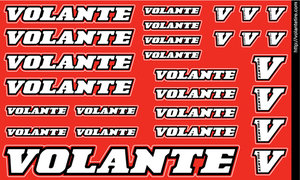 VL-DR - Volante Decal - Red